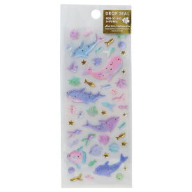 【ポイント10倍 & クーポン！】ドロップシール シールシート フィッシュ アクティブコーポレーション デコレーション デコシール かわいい メール便可