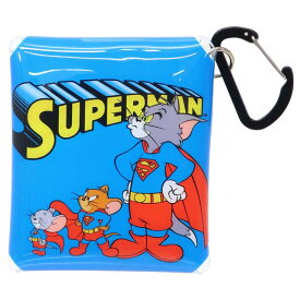 トムとジェリー ミニポーチ クリアマルチケースSS SUPERMAN ワーナーブラザース マリモクラフト 小物入れ キャラクター グッズ メール便可 シネマコレクション