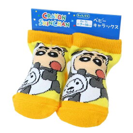 【ポイント10倍 & クーポン！】クレヨンしんちゃん 新生児はじめての靴下 ベビー靴下 ベビーソックス パンダ スモールプラネット 赤ちゃんくつ下 アニメキャラクター グッズ シネマコレクション