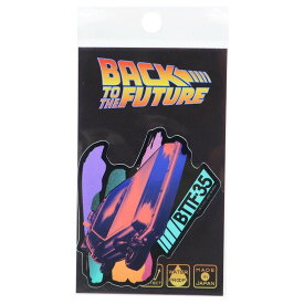 バックトゥザフューチャー ダイカットシール ダイカットステッカー ビニールステッカー デロリアン BTTF-35 ゼネラルステッカー デコステッカー 耐水耐光 映画キャラクター グッズ メール便可 シネマコレクション