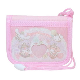 【最大1000円OFFクーポン！】サンリオキャラクターズ 子供用財布 二つ折りサイフ サンリオ 高波クリエイト 子ども こども キャラクター グッズ メール便可 シネマコレクション