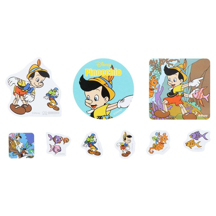 楽天市場】ピノキオ フレークシール ピースシール DC レトロピノキオ 