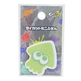 スプラトゥーン3 付箋 ダイカットミニふせん イカ エンスカイ 事務用品 キャラクター グッズ メール便可 シネマコレクション