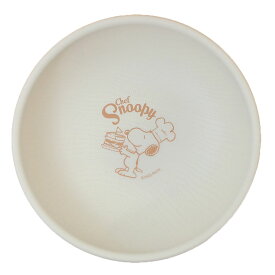 【ポイント10倍 & クーポン！】スヌーピー 中皿 木目調ラウンドプレート シェフスヌーピー OR ピーナッツ マリモクラフト 丸皿 割れにくい食器 電子レンジ対応 キャラクター グッズ シネマコレクション