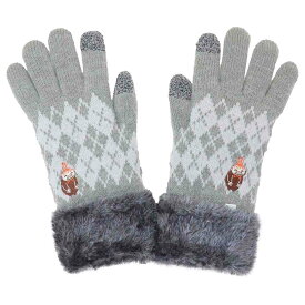 ムーミン 手袋 スマホ対応手袋 えがお 北欧 スモールプラネット 防寒用品 キャラクター グッズ シネマコレクション