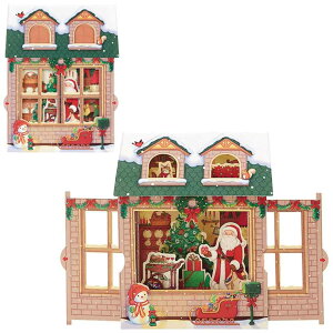 CHRISTMAS O[eBOJ[h NX}XJ[h jx43-3 Ƃ̒ɃT^ TI v[g XmasJ[h ObY [։ Vl}RNV