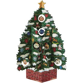 CHRISTMAS グリーティングカード クリスマスカード jx58-3 オーナメントが揺れるツリー サンリオ プレゼント Xmasカード グッズ メール便可 シネマコレクション
