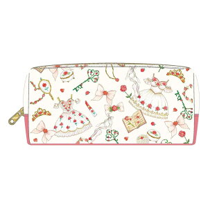 たけいみき ペンケース BOXペンポーチ フローラの目覚め クローズピン 筆箱 新学期準備文具 大容量 ガーリーイラスト グッズ シネマコレクション