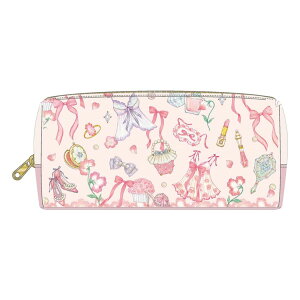 たけいみき ペンケース BOXペンポーチ フェミニンコスメ クローズピン 筆箱 新学期準備文具 大容量 ガーリーイラスト グッズ シネマコレクション