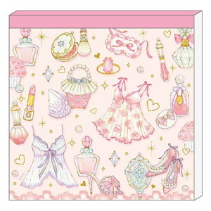 たけいみき メモ帳 メモパッド フェミニンコスメ クローズピン 事務用品 ガーリーイラスト グッズ メール便可 シネマコレクション