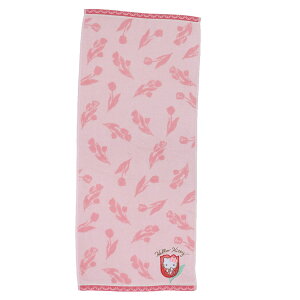 ハローキティ フェイスタオル ジャガードロングタオル ブルームキティ サンリオ 丸眞 新生活雑貨 キャラクター グッズ メール便可 シネマコレクション