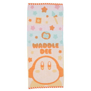 星のカービィ フェイスタオル ジャガードロングタオル ふんわりワドルディ 丸眞 新生活雑貨 キャラクター グッズ メール便可 シネマコレクション