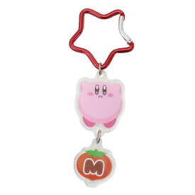 【ポイント10倍 & クーポン！】星のカービィ キーリング カラビナ付きアクリルキーホルダー ホバリング ティーズファクトリー 2連 かわいい キャラクター グッズ メール便可 シネマコレクション