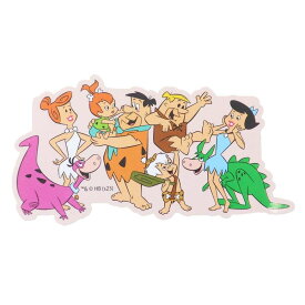 【ポイント10倍 & クーポン！】原始家族フリントストーン キャラクターステッカー ダイカットシール なかまたち スモールプラネット デコシール キャラクター グッズ メール便可 シネマコレクション