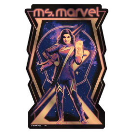 マーベルズ ステッカーキャラクター メタリックステッカー MS MARVEL MARVEL インロック コレクション雑貨 キャラクター グッズ メール便可【MARVELCorner】