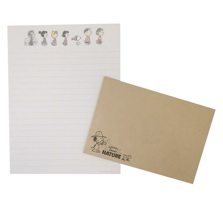 楽天市場】スヌーピー レターセット SNOOPY LOVES NATURE レター 