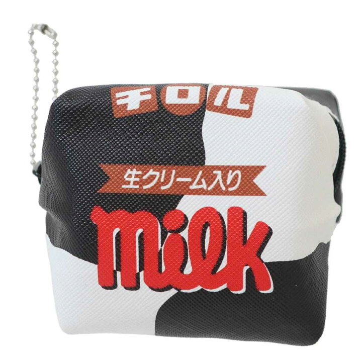 楽天市場】チロルチョコ ミニポーチ キューブラブリーポーチ ミルク お 