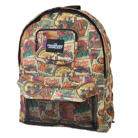 【ポイント10倍 & クーポン！】ガーディアンズオブギャラクシー デイパック 総柄リュックサック ガーディアンズ オブ ギャラクシー 集合 MARVEL スモールプラネット かわいい 使いやすい キャラクター グッズ 【MARVELCorner】