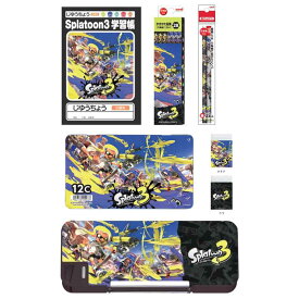 スプラトゥーン3 文房具セット 入学ステーショナリー6点セット 新入学 nintendo 三菱鉛筆 小学生 新学期 プレゼント キャラクター グッズ シネマコレクション