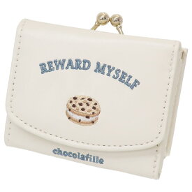 ショコラフィーユ ミニウォレット ミニ財布 がまぐち三つ折り チョコクッキーサンド クーリア コンパクト かわいい グッズ シネマコレクション
