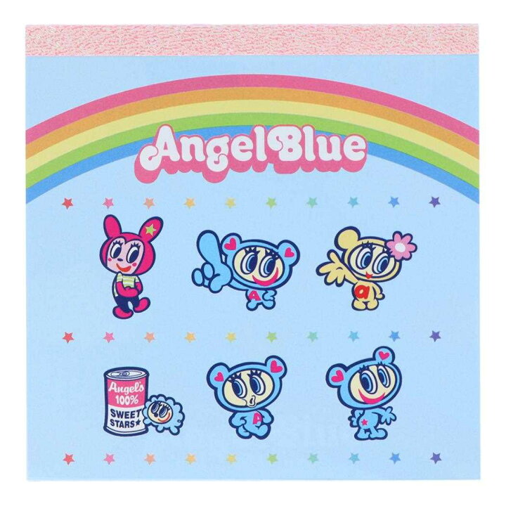 楽天市場】Angel Blue エンジェルブルー メモ帳 スクエアメモ ブルー 