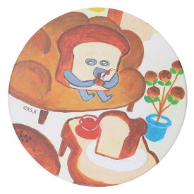 パンどろぼう コースター 吸水コースター おいしいパン マリモクラフト ギフト かわいい 絵本キャラクター グッズ メール便可 シネマコレクション