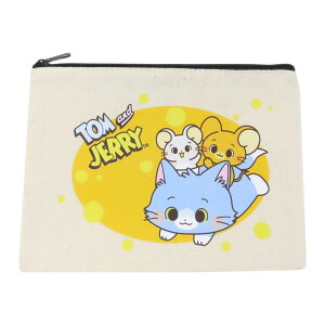 トムとジェリー コスメポーチ フラットポーチ フレンド ワーナーブラザース スモールプラネット 小物入れ キャラクター グッズ メール便可 シネマコレクション