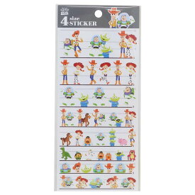 トイストーリー シールシート 4SIZE STICKER ディズニー カミオジャパン デコレーション 手帳デコ キャラクター グッズ メール便可 シネマコレクション