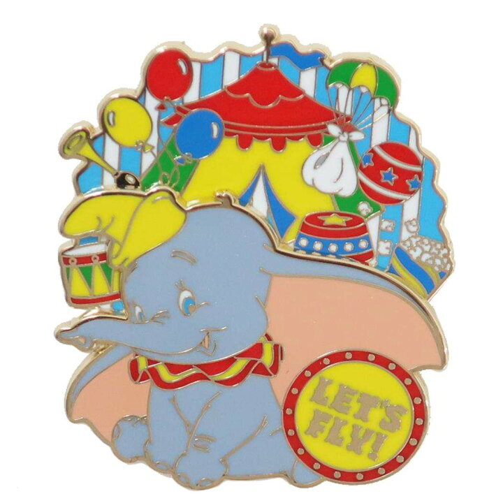 楽天市場】【最大1000円OFFクーポン！】ダンボ ピンバッジ 