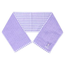 クロミ マフラータオル スリムロングタオル ジャガード クロミパープル サンリオ 丸眞 スポーツタオル キャラクター グッズ メール便可 シネマコレクション