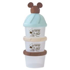 【ポイント10倍 & クーポン！】ミッキーマウス ベビー用品 粉ミルクケース ミント ディズニー 錦化成 赤ちゃん 子ども キャラクター グッズ シネマコレクション