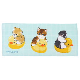 モフサンド フェイスタオル ロングタオル おふろにゃん mofusand 丸眞 新生活雑貨 キャラクター グッズ メール便可 シネマコレクション