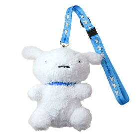 【最大1000円OFFクーポン！】クレヨンしんちゃん ポシェット ストラップ付ぬいぐるみポーチ シロ 小物入れ ミニポーチ かわいい アニメキャラクター グッズ シネマコレクション