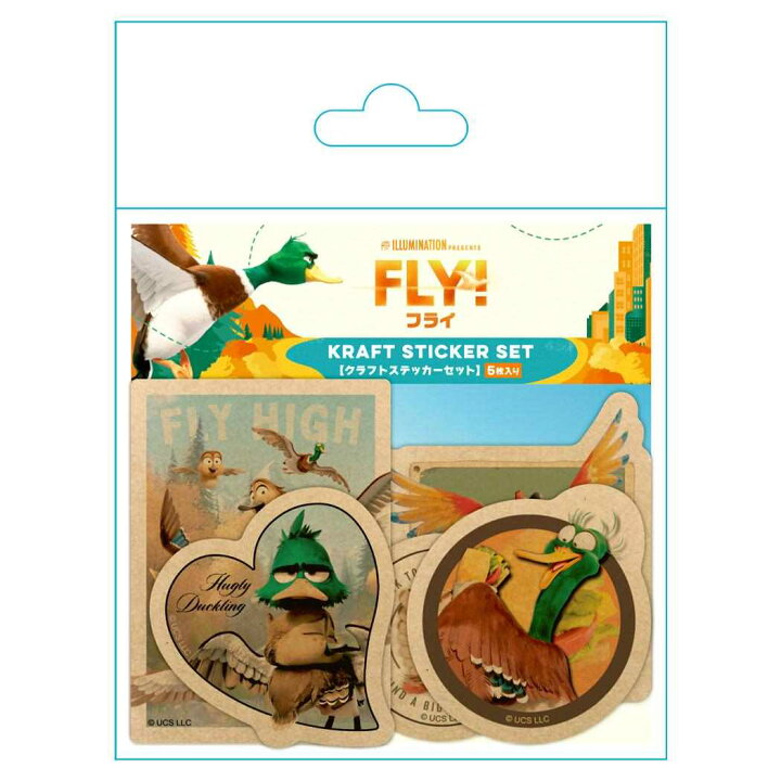 楽天市場】フライ FLY ステッカーキャラクター クラフトステッカー 