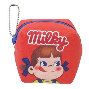 不二家のペコちゃん ミニポーチ お菓子キューブラブリーポーチ ミルキー ジェイズプランニング 小物入れ キャラクター グッズ シネマコレクション