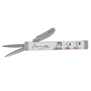 スヌーピー コンパクトはさみ スライドシザー スヌーピー&ブラザーズ ピーナッツ カミオジャパン 機能性文具 キャラクター グッズ メール便可 シネマコレクション