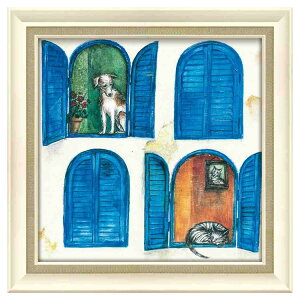 ジョーラム 額付きポスター Joe Ramm キャット ナップ ユーパワー JR-10019 ギフト インテリア 取寄品 シネマコレクション