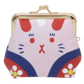 【最大1000円OFFクーポン！】民芸ころん大がま コインケース うさぎ アミナコレクション プレゼント 小銭入れ かわいい がま口ポーチ
