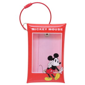 ミッキーマウス カードケース チェキ収納ホルダー RED ディズニー マリモクラフト カード入れ コレクションケース キャラクター グッズ メール便可 シネマコレクション