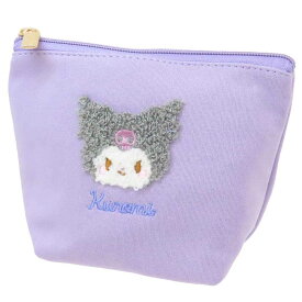 クロミ コスメポーチ 舟形ポーチ もこもこクロミ サンリオ 丸眞 化粧ポーチ 小物入れ キャラクター グッズ メール便可 シネマコレクション