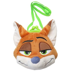 ズートピア ネックポーチ WDプラがまぐち ニック ワイルド ディズニー エスケイジャパン ぬいぐるみがまぐちポーチ ポシェット キャラクター グッズ シネマコレクション