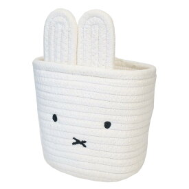 【ポイント10倍 & クーポン！】ミッフィー 収納用品 ロープバスケット S ノーマル ディックブルーナ ティーズファクトリー 洗濯物入れ 収納ボックス おもちゃ箱 絵本キャラクター グッズ シネマコレクション