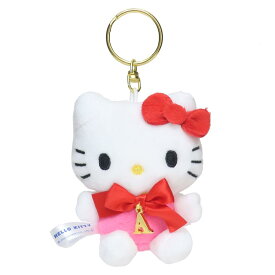 ハローキティ マスコット イニシャルマスコット RD A サンリオ ナカジマ ミニぬいぐるみ プレゼント かわいい キャラクター グッズ シネマコレクション