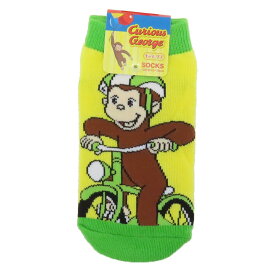 おさるのジョージ 子供用靴下 キッズソックス ヘルメット スモールプラネット キャラックス 子ども 絵本キャラクター グッズ メール便可 シネマコレクション