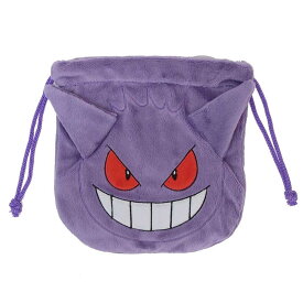 【最大1000円OFFクーポン！】ポケットモンスター 巾着袋 ぬいぐるみ巾着 ゲンガー ポケモン マルヨシ 小物入れ かわいい キャラクター グッズ メール便可 シネマコレクション