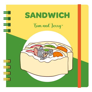 トムとジェリー 方眼ノート スクエアリングノート EAT,EAT,EAT C ワーナーブラザース インロック 勉強 プレゼント キャラクター グッズ メール便可 シネマコレクション