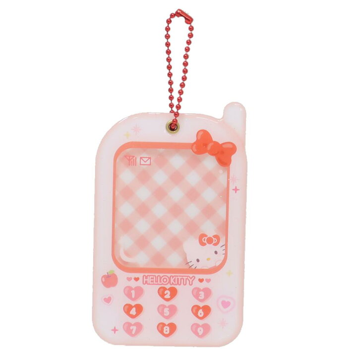 楽天市場】ハローキティ キーホルダー ケータイ風フレームキーホルダー 