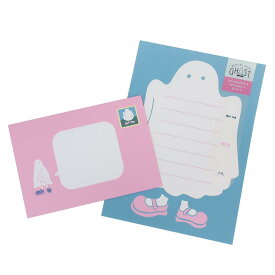 【ポイント10倍 & クーポン！】WEARING SHOES GHOST レターセット 手紙セット colorful Green Flash 便箋＆封筒 おしゃれ グッズ メール便可 シネマコレクション