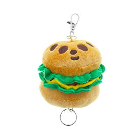 【ポイント10倍 & クーポン！】パンダのおさじ キーリング リール付ぬいぐるみキーホルダー パンダのおさじとフライパンダ B サンスター文具 チャーム 伸びるキーホルダー かわいい 絵本キャラクター グッズ シネマコレクション