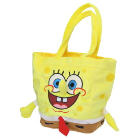 スポンジボブ トートバッグ ぬいぐるみミニトート ユニック ハンドバッグ お出掛け ミニサイズ キャラクター グッズ メール便可 シネマコレクション